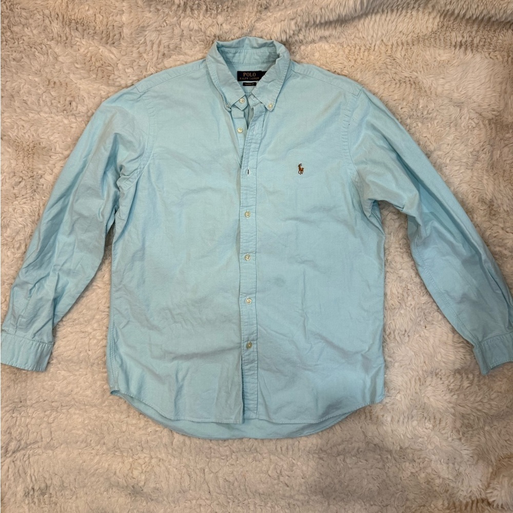 Ralph Lauren Light Blue Button-Down Oxford Shirt